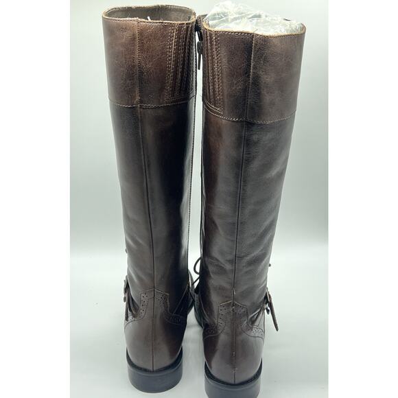 Coconuts by Matisse Cobb Brown Leather Riding Boots with tassel Size 6.5 NEW - Picture 8 of 14
